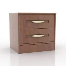 3D Bedside table preview