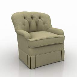 3D Armchair preview