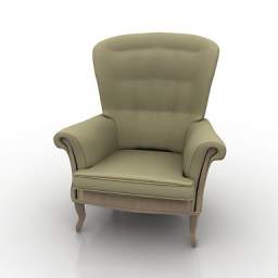 3D Armchair preview