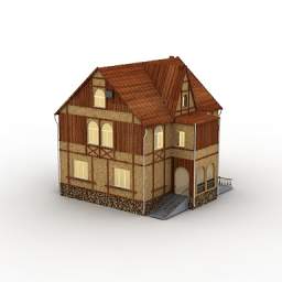 house 3D Model Preview #df3e5440