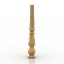 baluster 3D Model Preview #2909ccaa