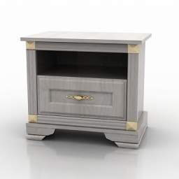 3D Bedside table preview