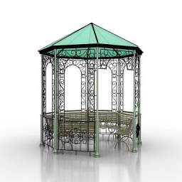 summerhouse 3D Model Preview #aa68d01d