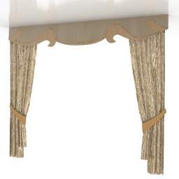 curtain 3D Model Preview #a6d6f547