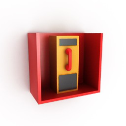 telephone 2 3D Model Preview #9eded035