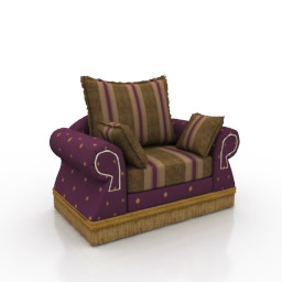 3D Armchair preview