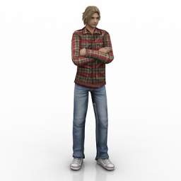 boy 3D Model Preview #789268f1