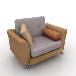 3D Armchair preview