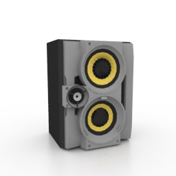 speaker 3D Model Preview #7879fd35