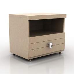 3D Bedside table preview