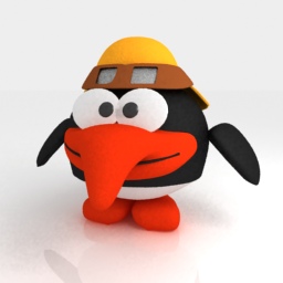3D Penguin preview