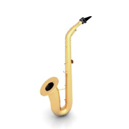 3D Saxophone preview