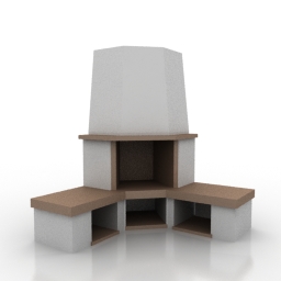 3D Fireplace preview