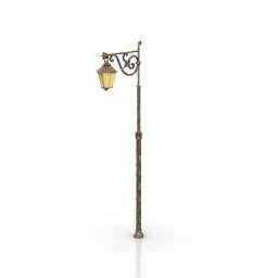 3D Lamppost preview