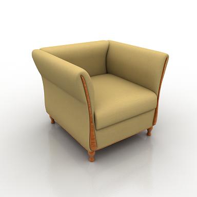 armchair 3D Model Preview #54651611