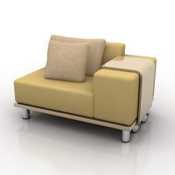 3D Armchair preview