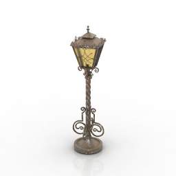 3D Lamppost preview