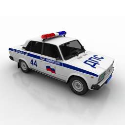 car vaz 2107 3D Model Preview #e942426b