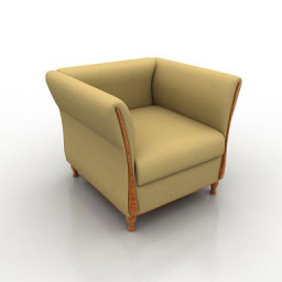 3D Armchair preview