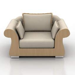 3D Armchair preview