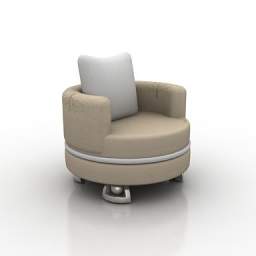 3D Armchair preview