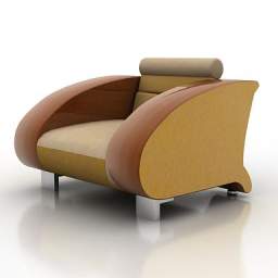 3D Armchair preview