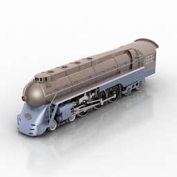 locomotive 3D Model Preview #975a4c52
