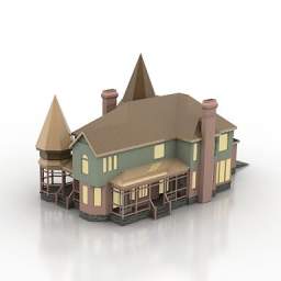 house 2 3D Model Preview #da795a3a