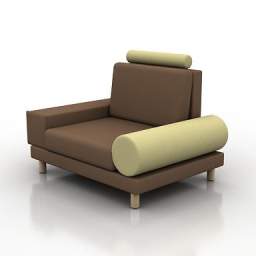 3D Armchair preview