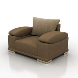 3D Armchair preview