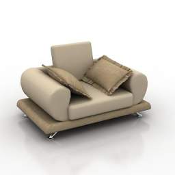 3D Armchair preview