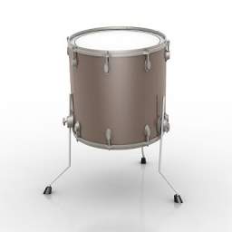 3D Drum preview