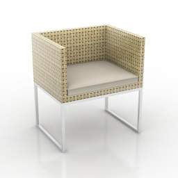3D Armchair preview