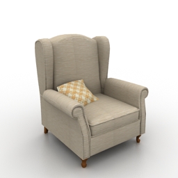 3D Armchair preview