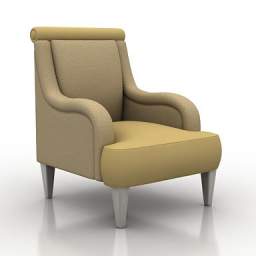 3D Armchair preview