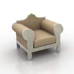 3D Armchair preview