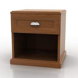 3D Bedside table preview