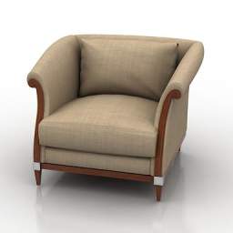 3D Armchair preview