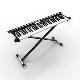 synthesizer-korgx50 3D Model Preview #de0bd155