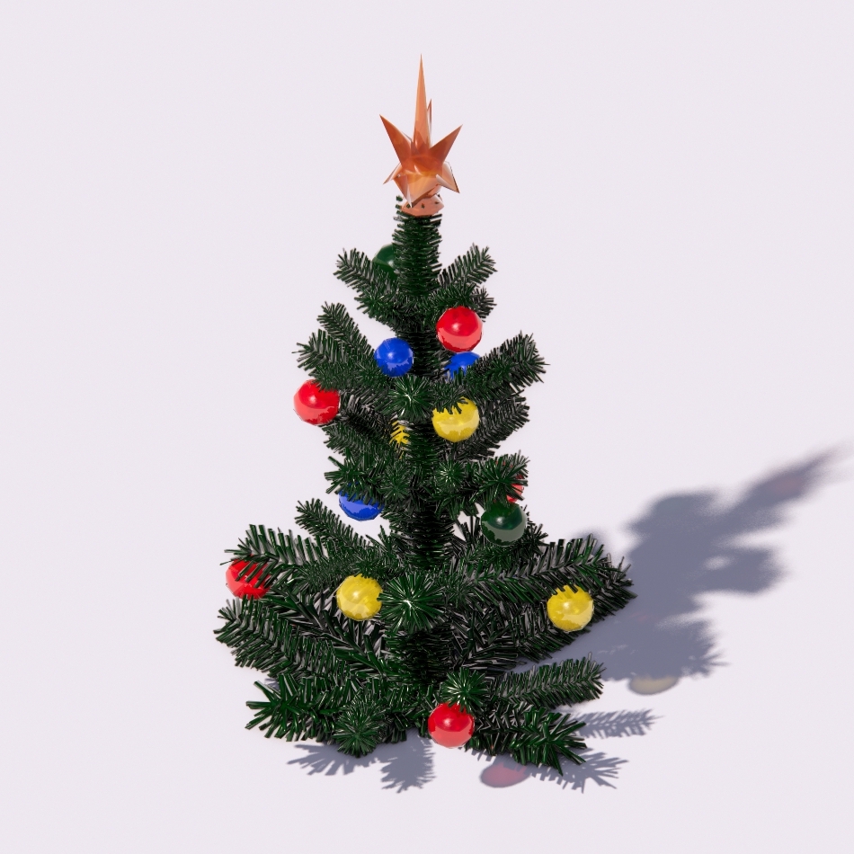 christmas tree 3D Model Preview #27e2de98