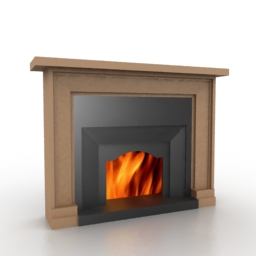 fireplace 01 3D Model Preview #47558379