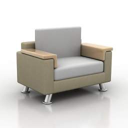 3D Armchair preview