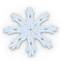 3D Snowflake preview
