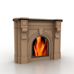 fireplace 03 3D Model Preview #e80807ae