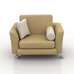 3D Armchair preview