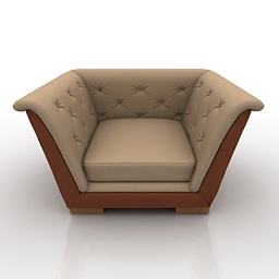 3D Armchair preview