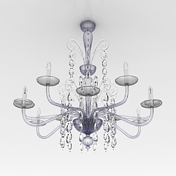 3D Chandlier preview
