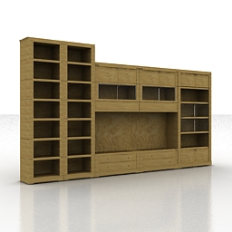 3D Bookcase preview