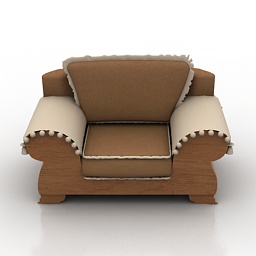 3D Armchair preview