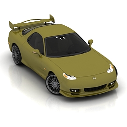 mazda rx7 3D Model Preview #8767f328